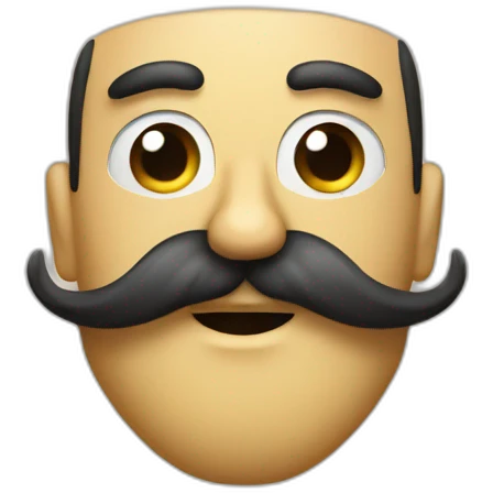 Bigode emoji