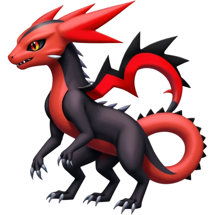 Colorful Cool Badass  Meloetta-Litten-Salandit-Guilmon-Darkrai-Pokémon-Fakémon-fusion-hybrid-creature emoji