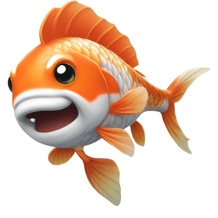 carpe koi ghibli style emoji
