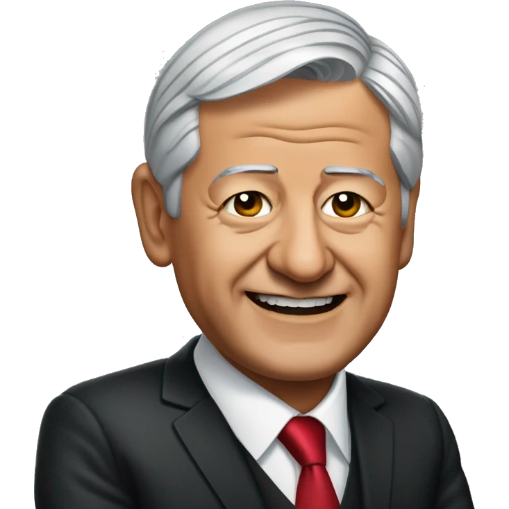 Presidente de Mexico Andres Manuel Lopez Obrador emoji