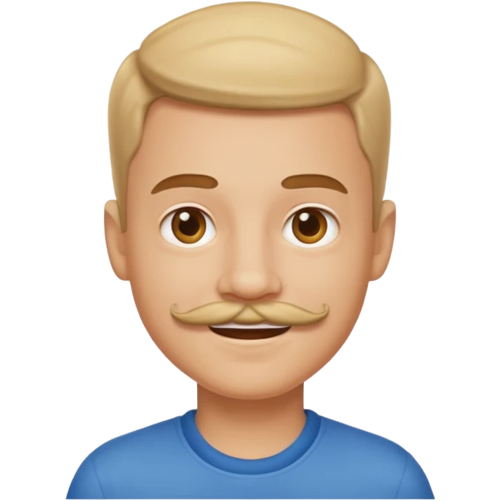 mustache boy emoji