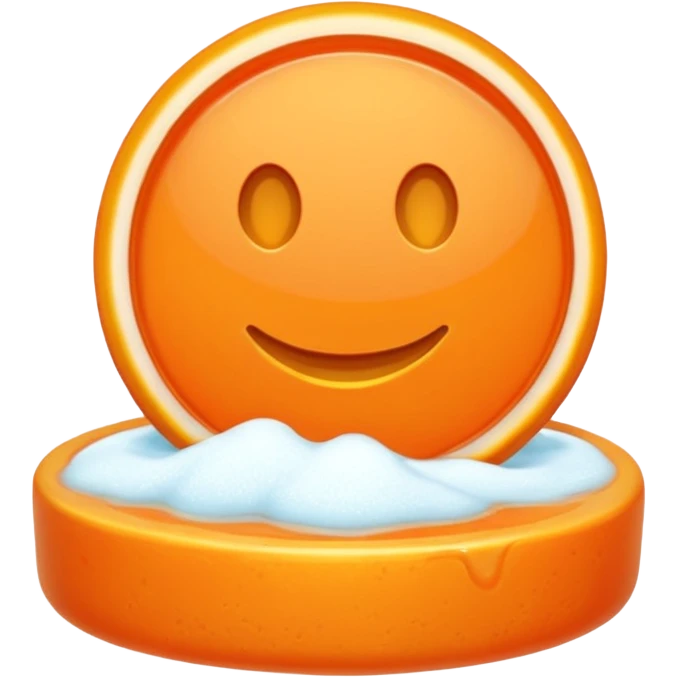 orange soap emoji