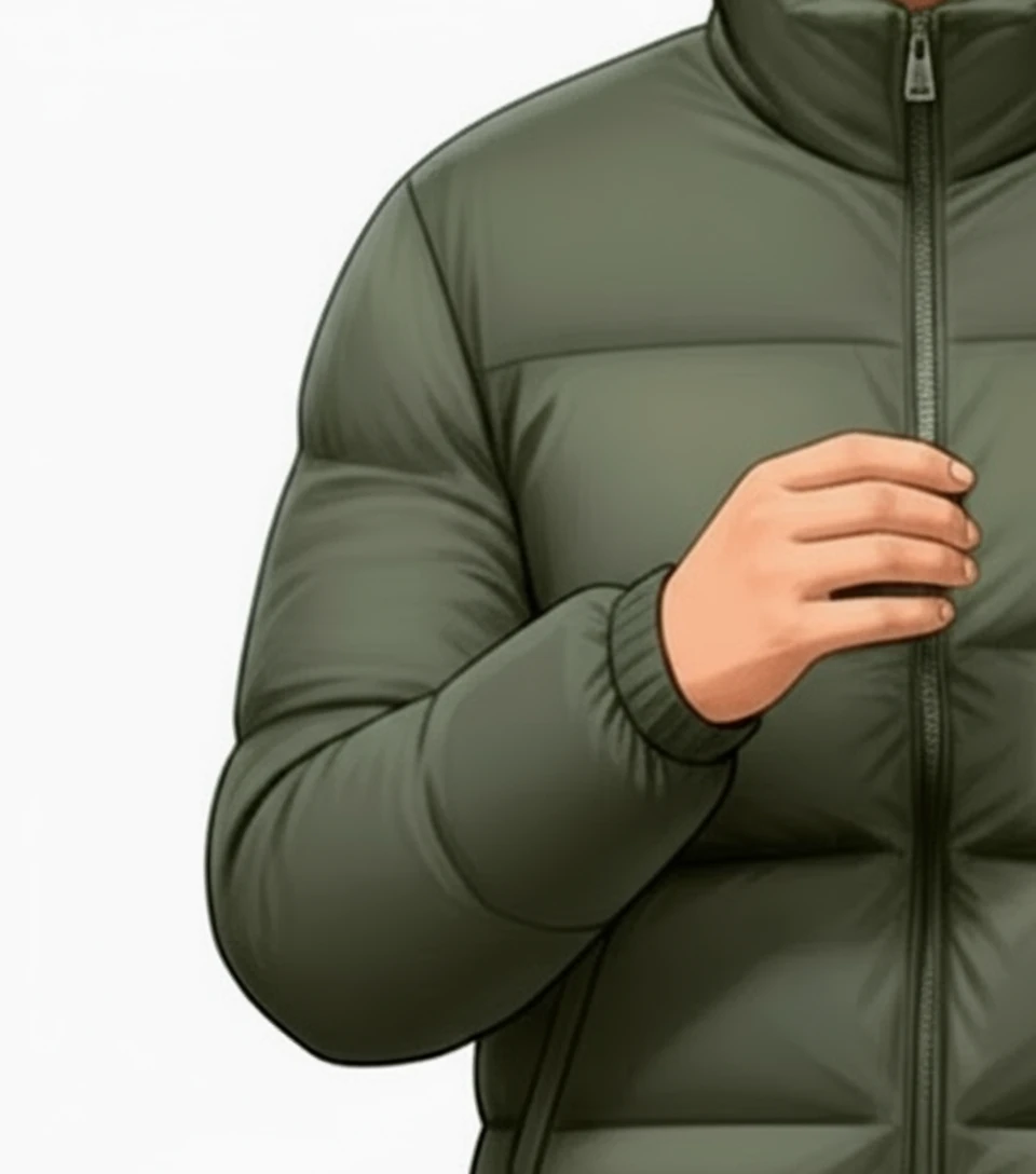 нарисуй точно такую же  руку в куртке от плеча  до кончиков пальцев, но все остальное рисовать не надо, без фона emoji