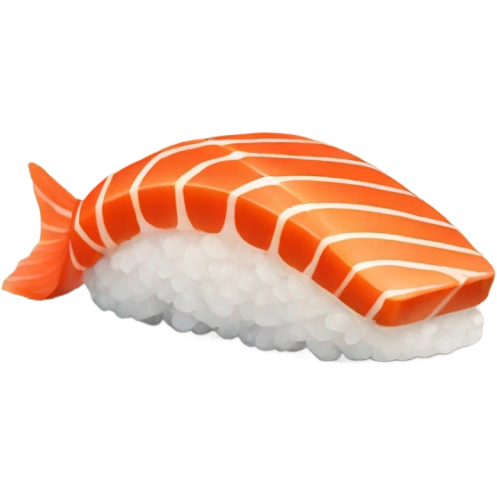 Salmon nigiri emoji