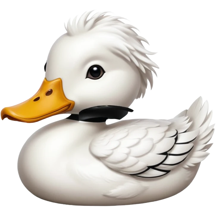 white call duck with yellow beek emoji