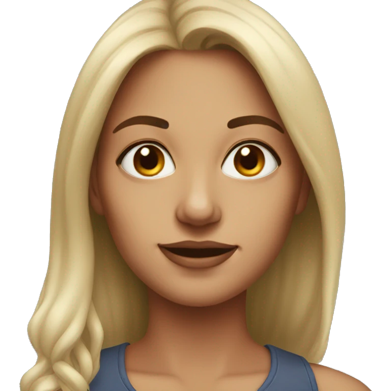 realistic portrait of woman emoji