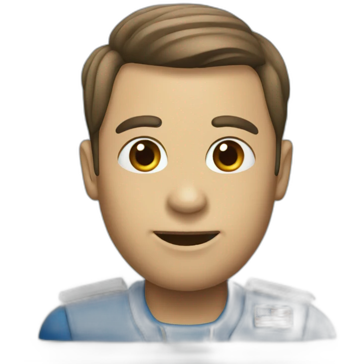 rocket blue emoji