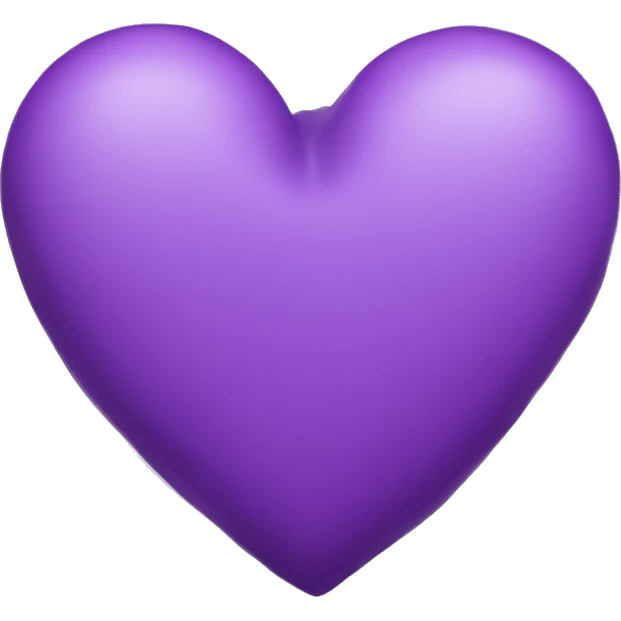Purple heart  emoji
