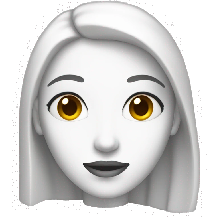 dama de color blanco emoji