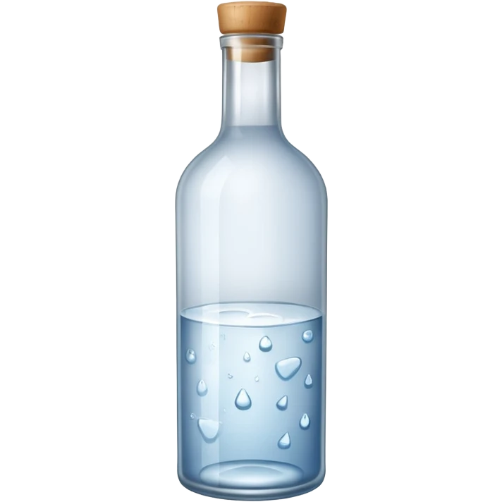 A bottle of vodka emoji