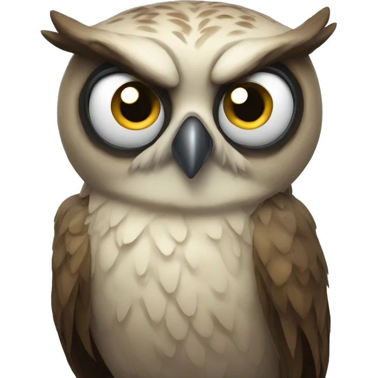 Scary Owl emoji