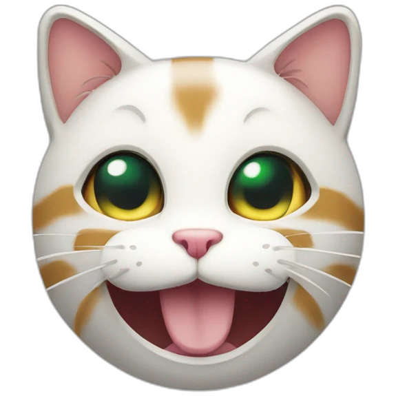 cure cat smiling emoji