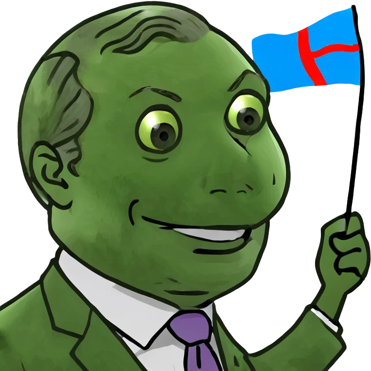 Nigel Farage waving a flag emoji