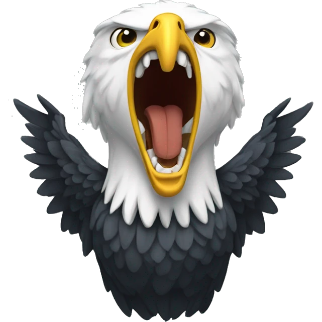 Screaming eagle  emoji