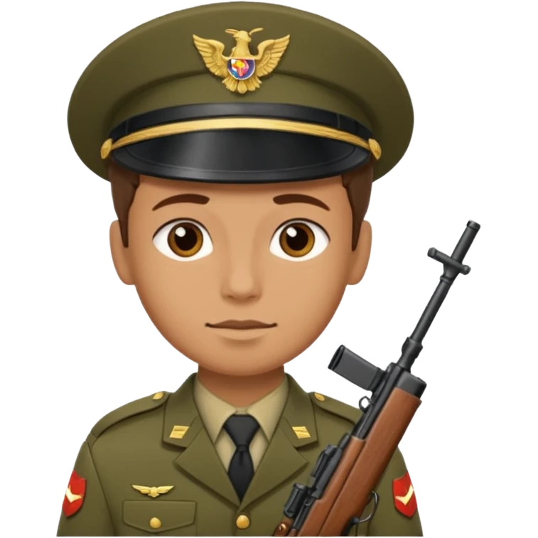 Soldier with rifle emoji