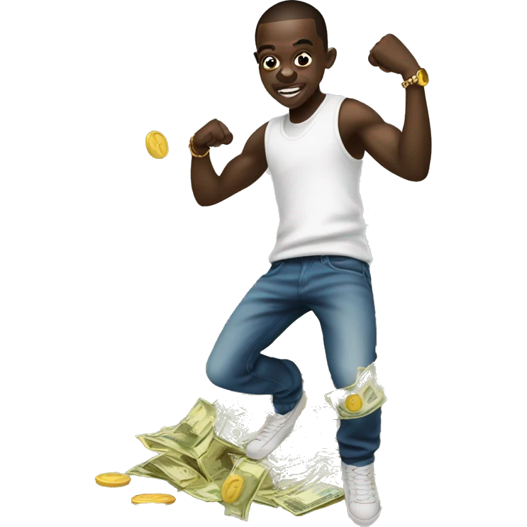 Bobby shmurda doing the money dance emoji