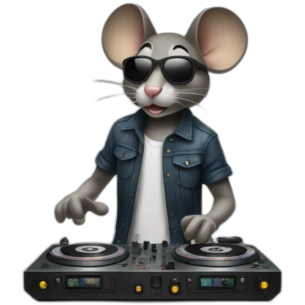 Dj mouse emoji