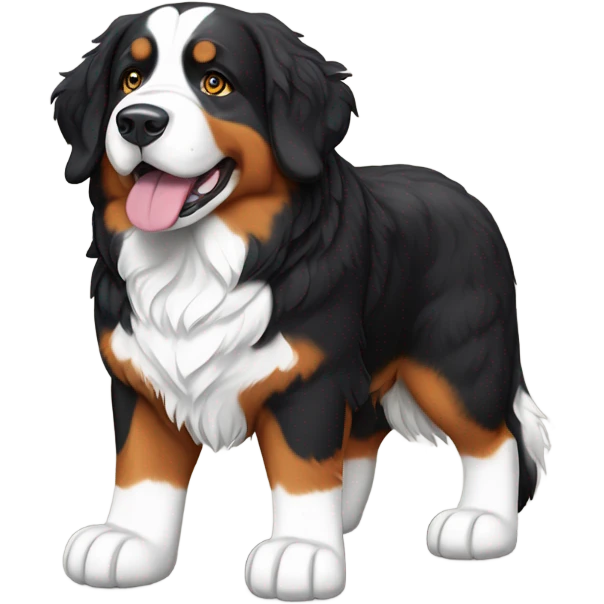 Bernese Mountain dog  emoji