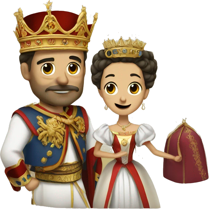 Spanish emperor with empress ui emoji