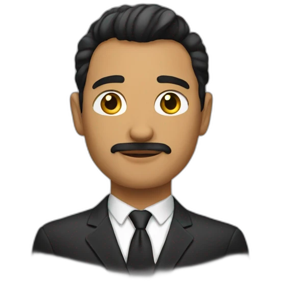 hombre melena de leon emoji