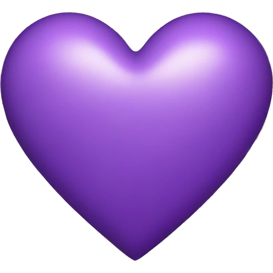 purple heart emoji