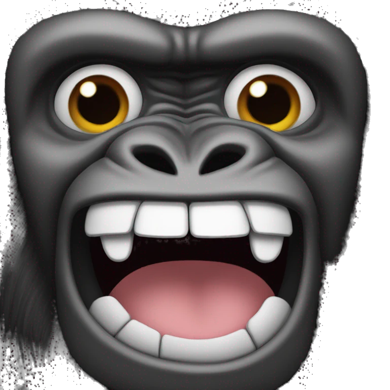 Gorille qui pleure de rire  emoji