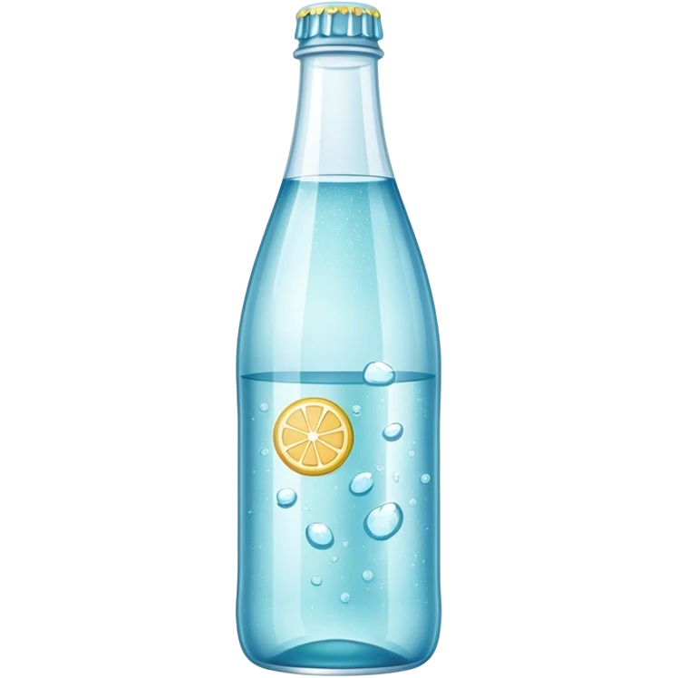 Bottle sparkling water emoji