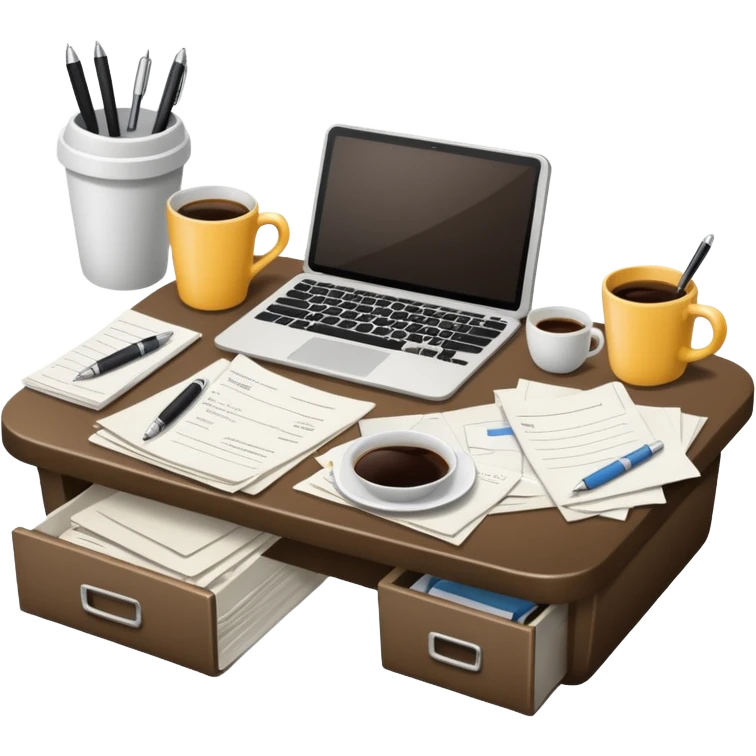 Messy Desk  emoji