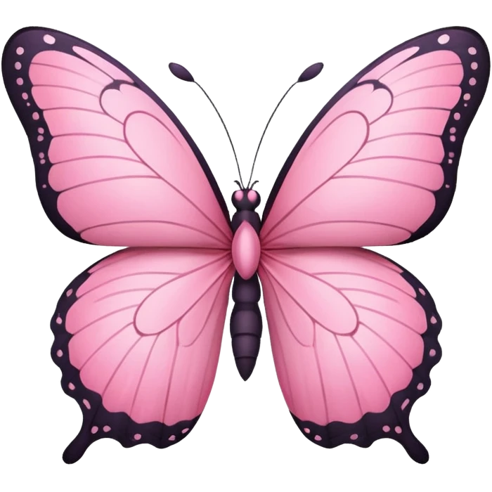 🦋 this emoji in pink in small size emoji