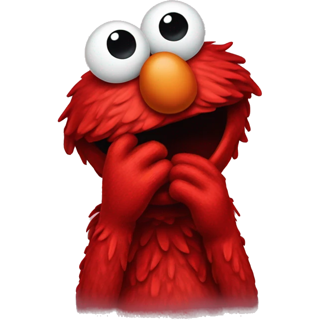 Elmo crying emoji