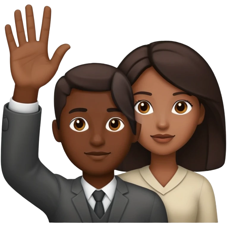муж бьет жену подняв на нее руку emoji
