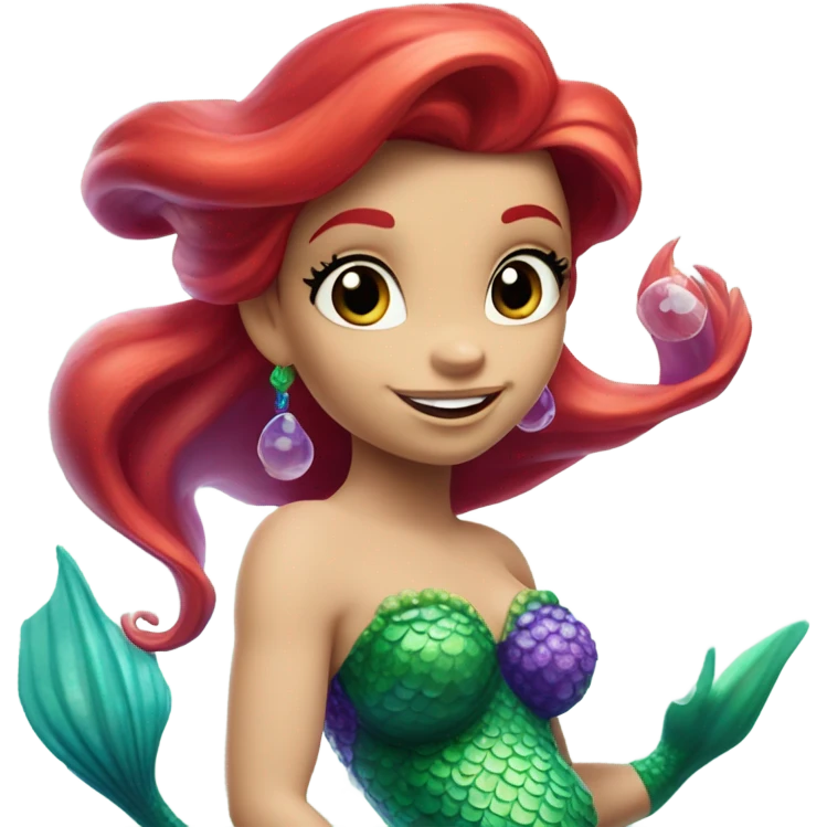Ariel the little mermaid  emoji
