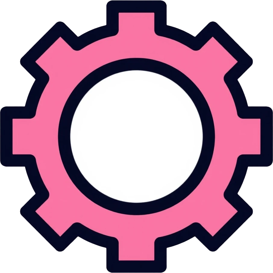 settings gear for web application emoji