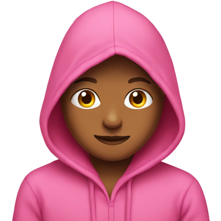 Pink hoodie emoji