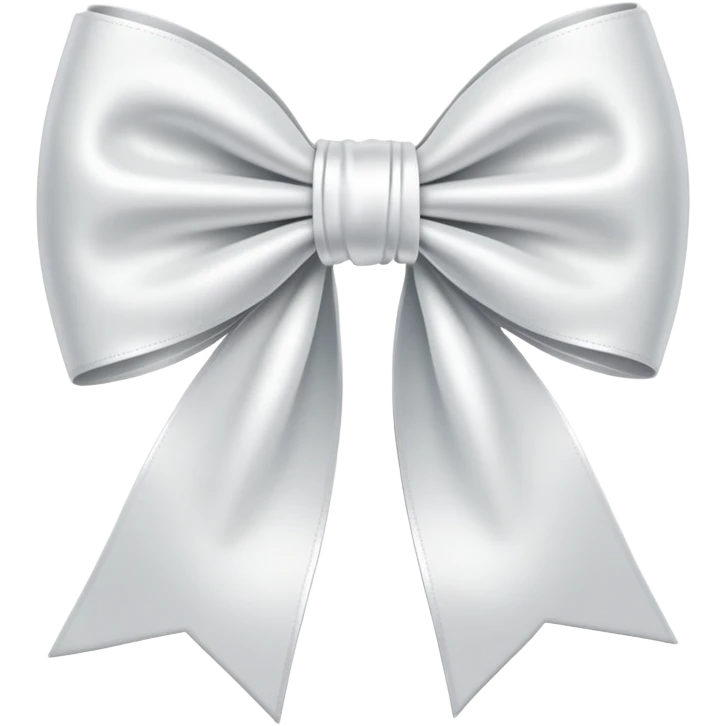 White bow emoji