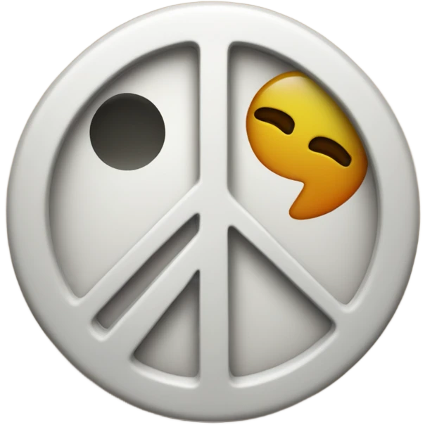 Peace sign and tongue out emoji