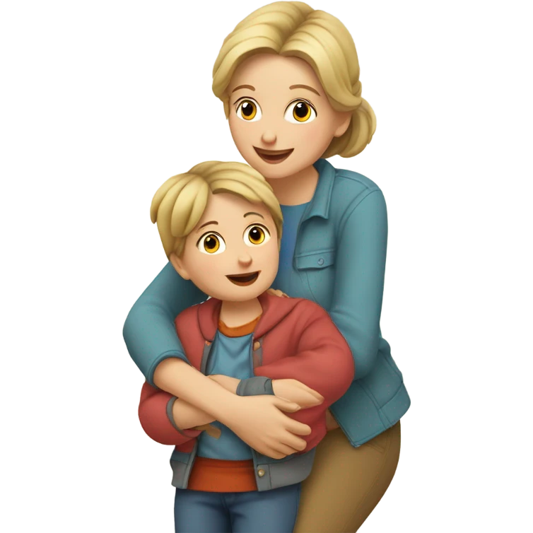 german mother and her child emoji