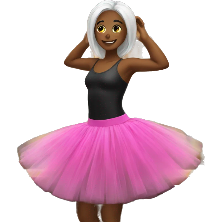 Tutu at the bar emoji
