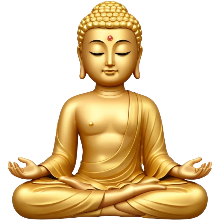 Golden Buddha emoji