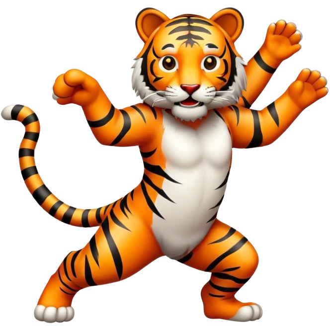 Tigre qui danse emoji