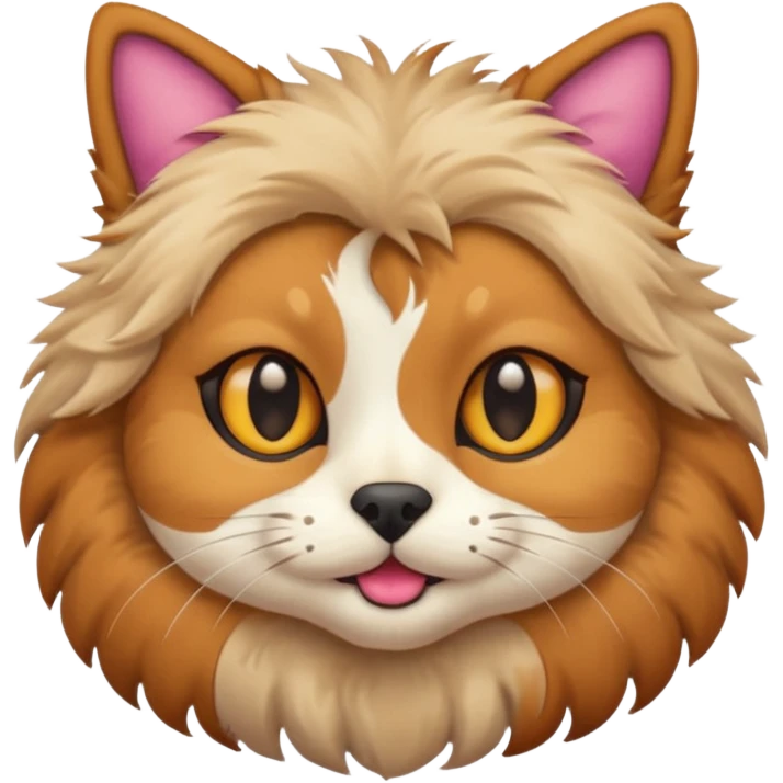 cat and dog one body emoji