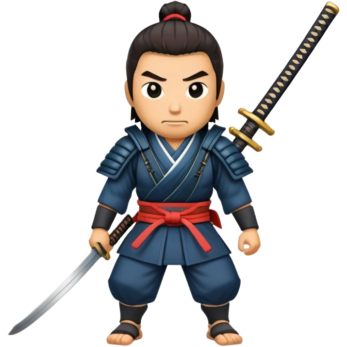 samurai pulling out a katana from sheath emoji