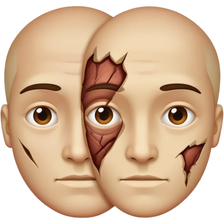two face  emoji