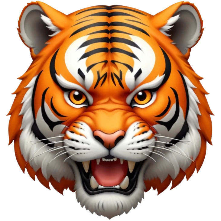 angry tiger emoji