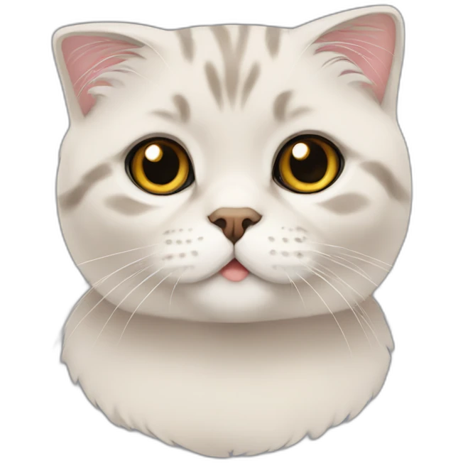 cat scottish fold emoji