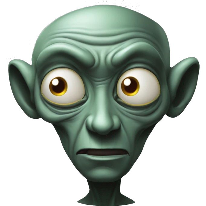 Zim is a short, delusional, and narcissistic Irken alien emoji
