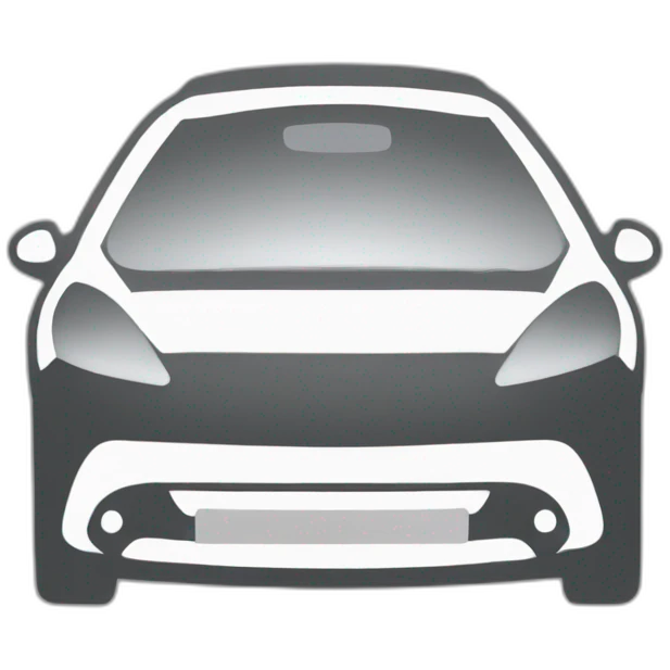Peugeot 207 from 2006 dark gray with French license plate AF-610-DX emoji