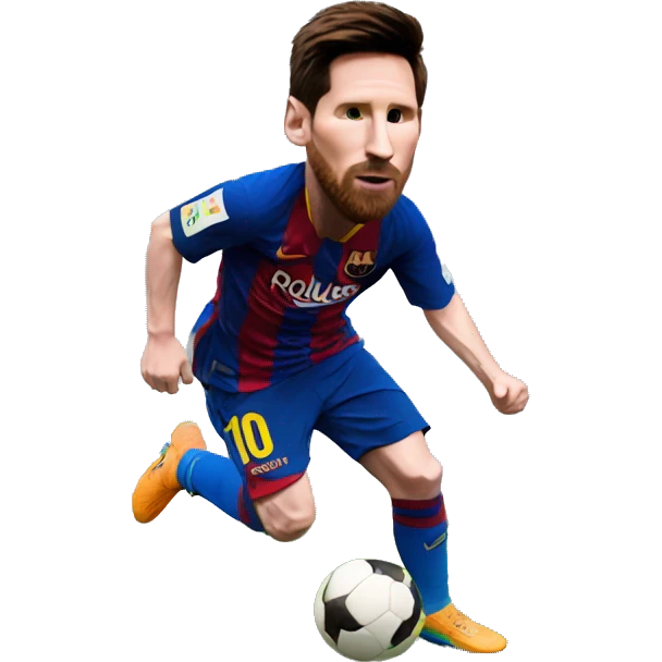 messi lapped emoji