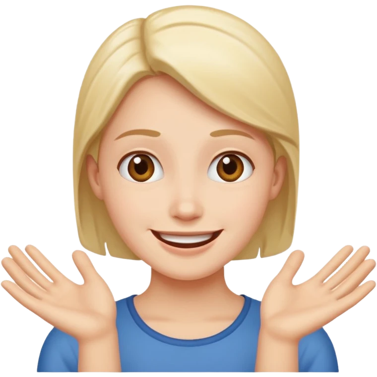 Personne qui fait semblant de croire en quelqu'un  emoji