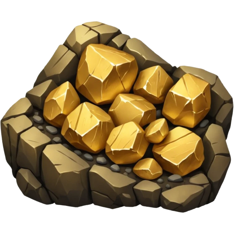 Gold ore emoji